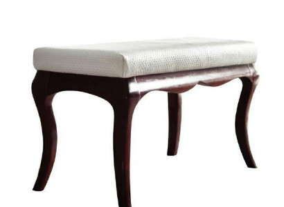 Hocker Bank Original Milano Textil Echte Handarbeit Massivholz Vollholz MI-Bank